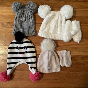 Bundle of 3 Baby Winter Hats